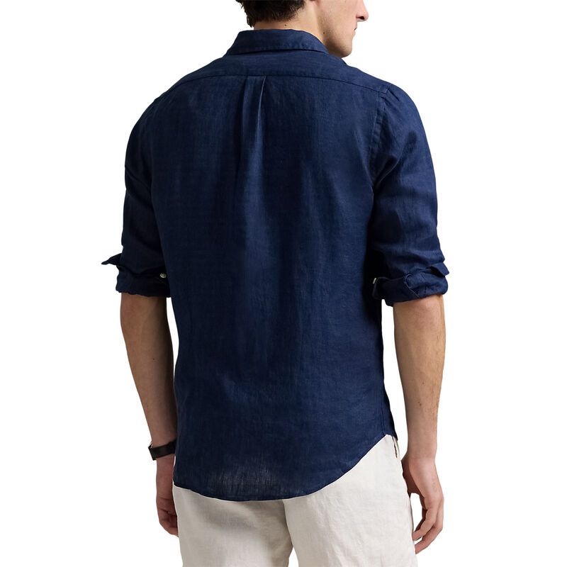 Polo Ralph Lauren Custom Fit Linen Shirt image number 1
